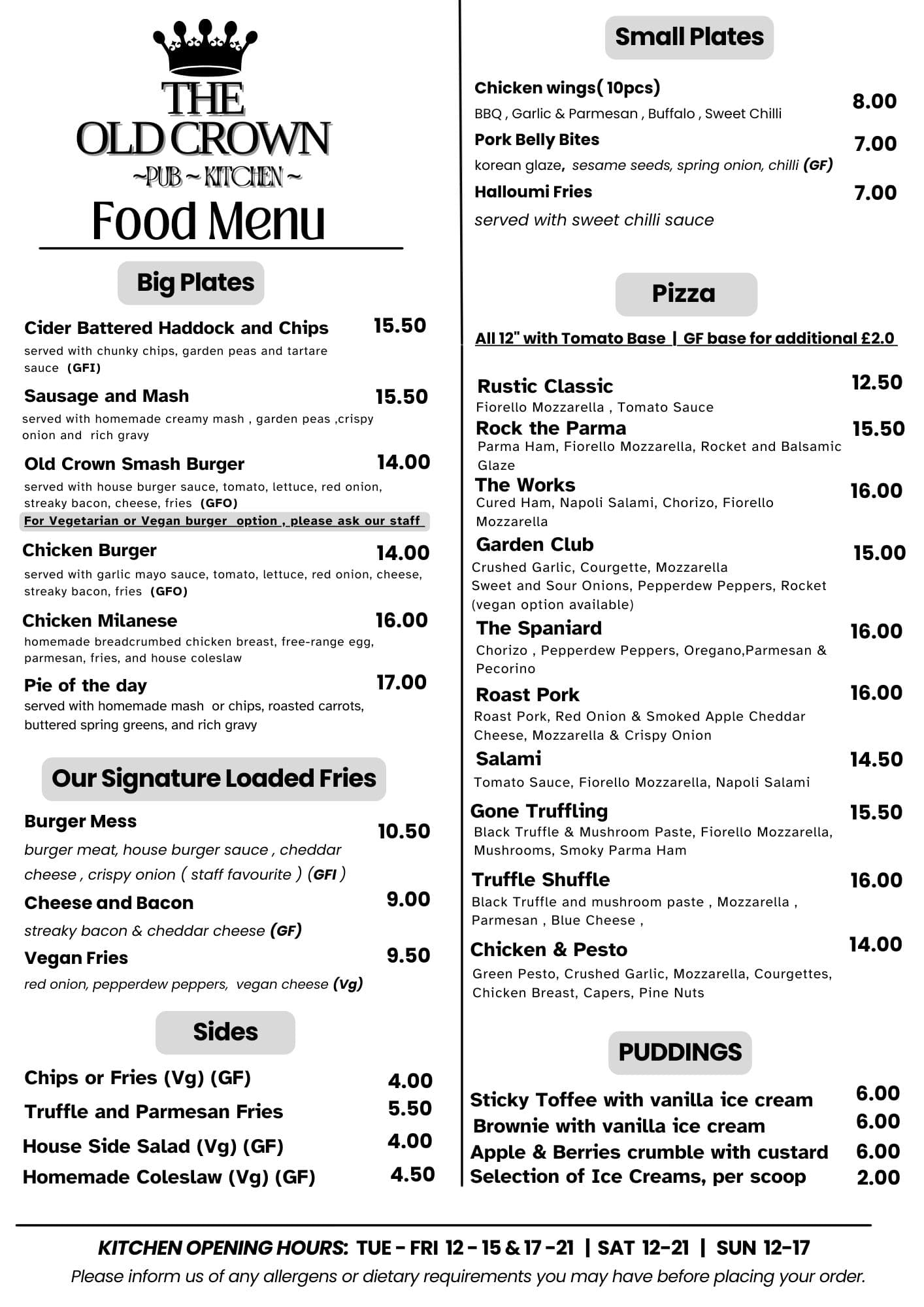 Main Menu January - March 